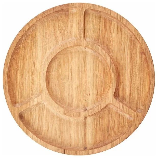 Менажница круглая 4 секции D=30 см PPwood 3023852