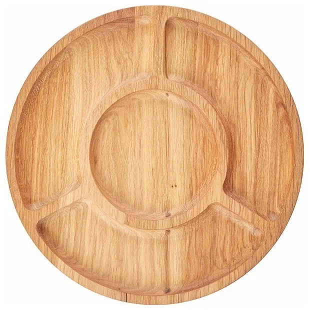 Менажница круглая 4 секции D=30 см PPwood 3023852