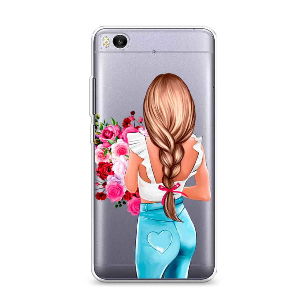

Чехол для Xiaomi Mi 5S "Девушка с цветами", Коричневый;розовый;голубой, 30550-6