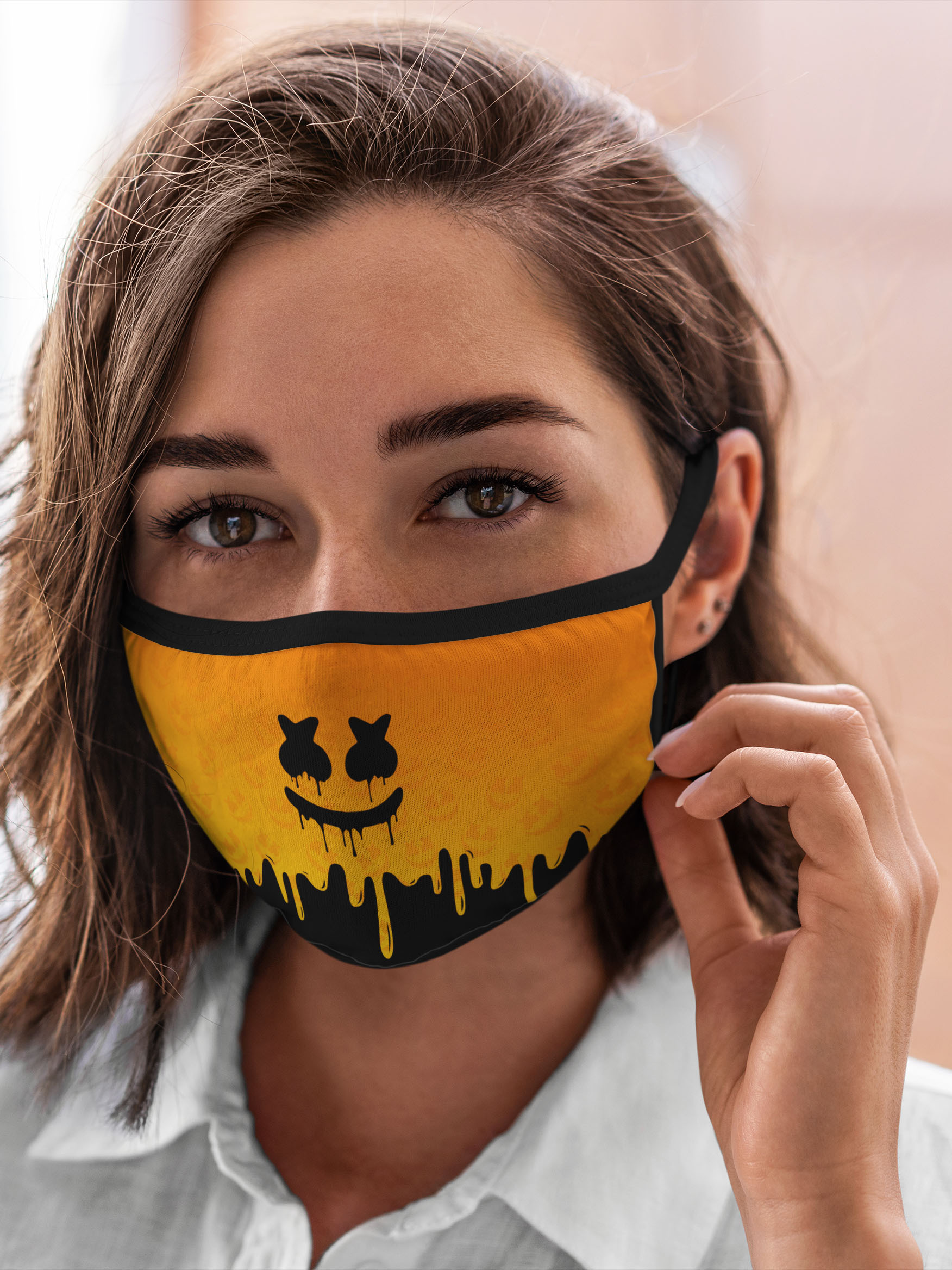 

Многоразовая маска унисекс Burnettie Marshmello Halloween, Разноцветный, Marshmello Halloween