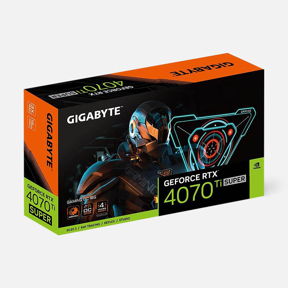 

Видеокарта Gigabyte RTX4070Ti Super Gaming OC, 16 Гб, Черный, RTX4070Ti