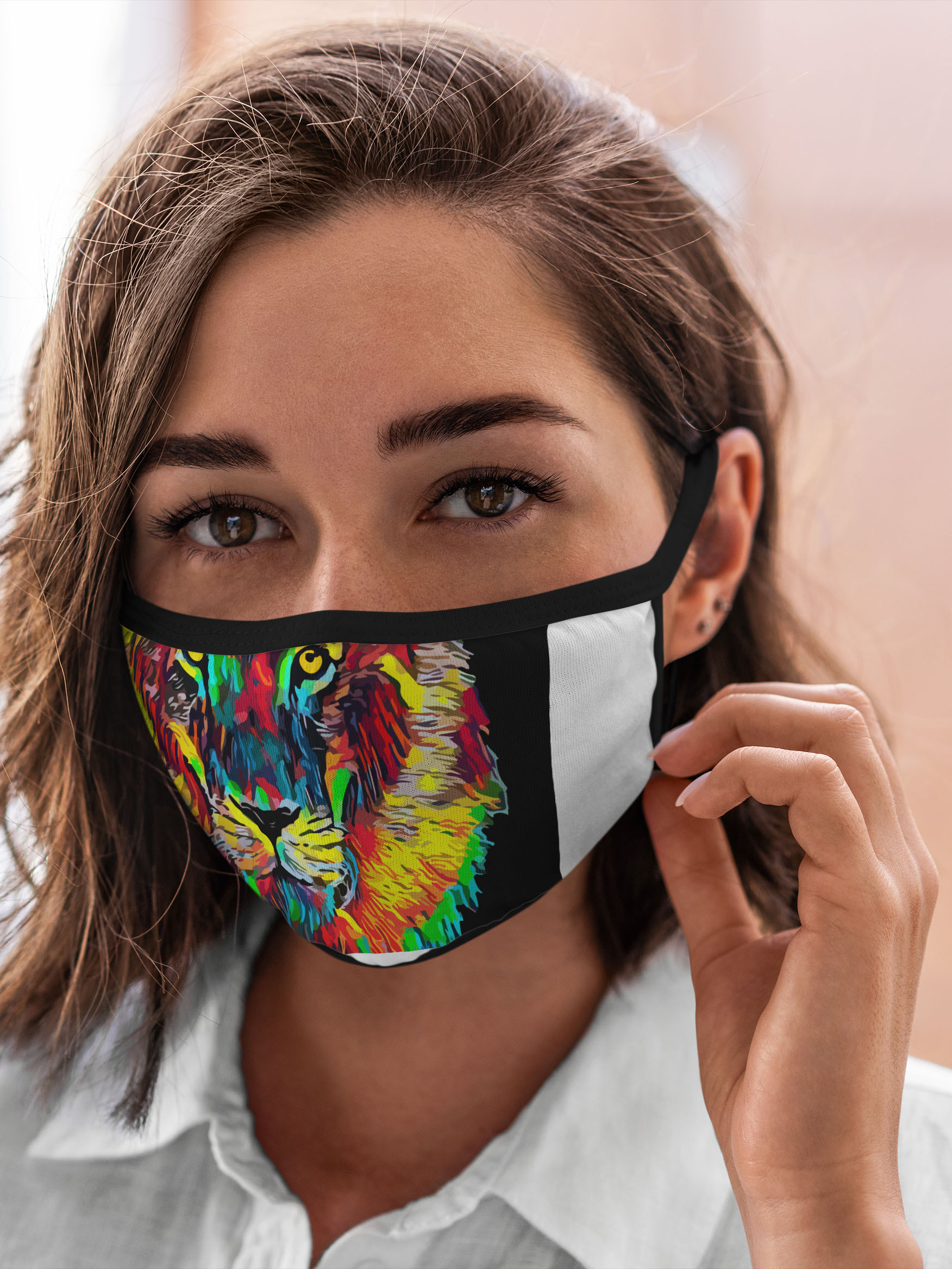 

Многоразовая маска унисекс Burnettie Крупные Кошки Rainbow Lion, Разноцветный, Крупные Кошки Rainbow Lion