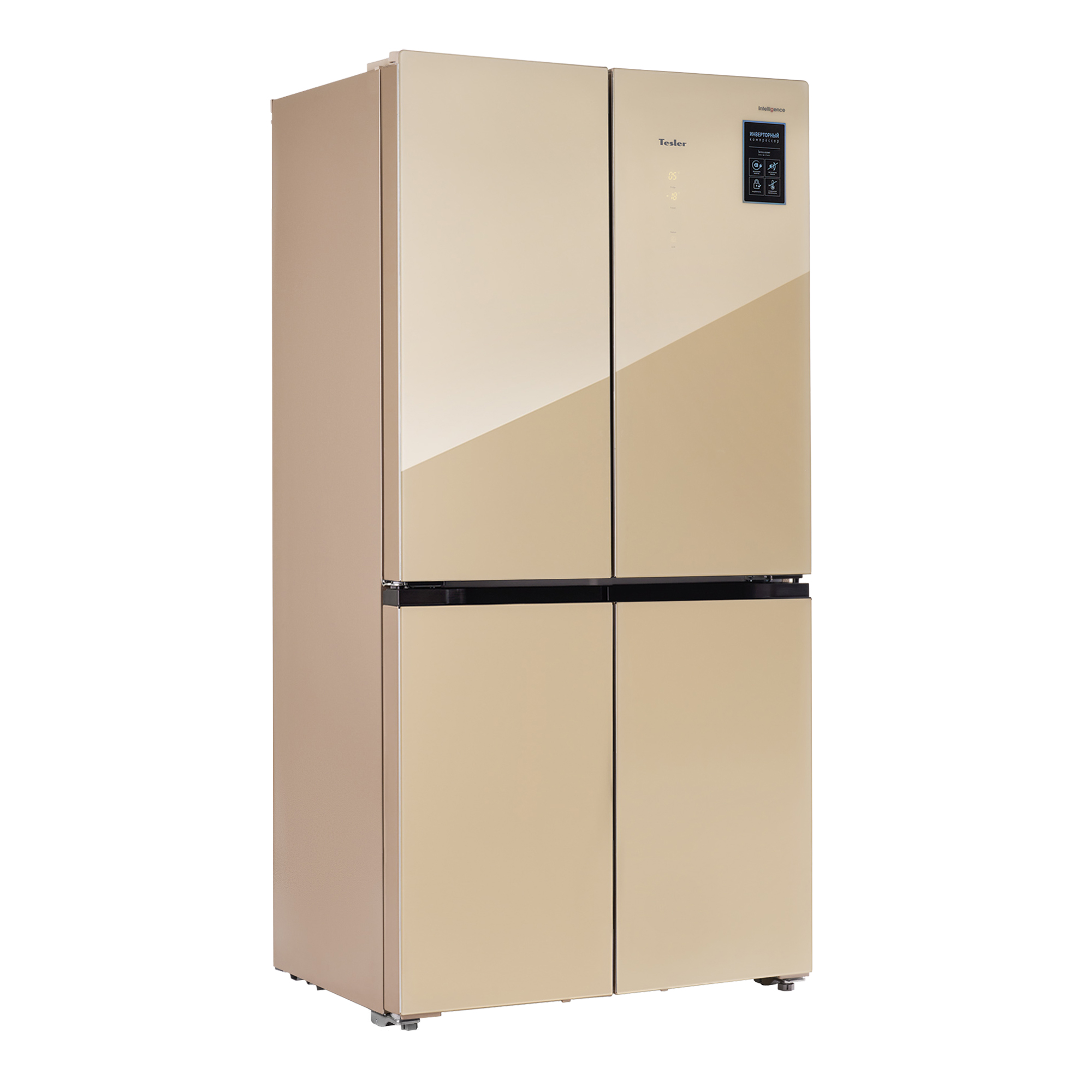 

Холодильник TESLER RCD-545I бежевый, RCD-545I
