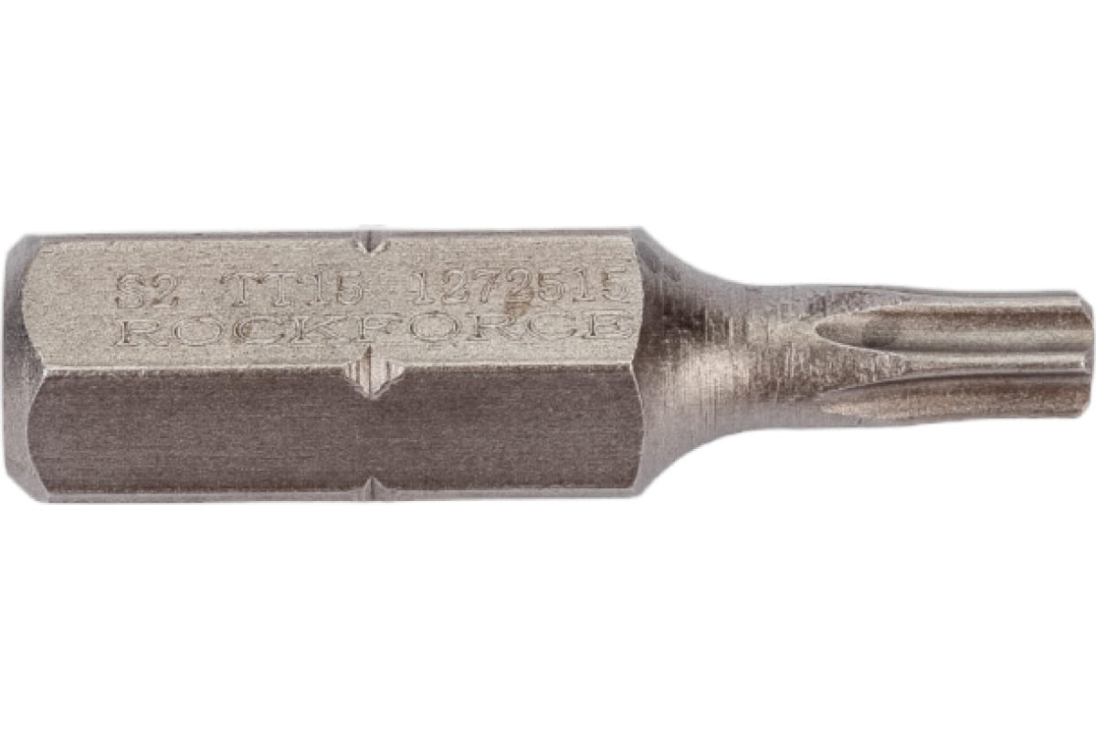 

Бита TORX T15H25мм 1/4" ROCKFORCE