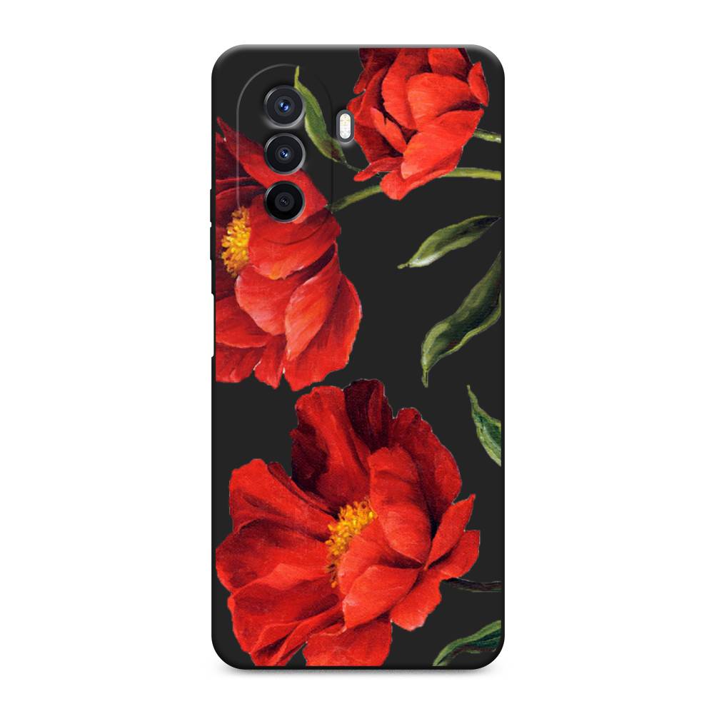 

Чехол Awog на Huawei Nova Y70 / Хуавей Нова Y70 "Красные маки", Красный