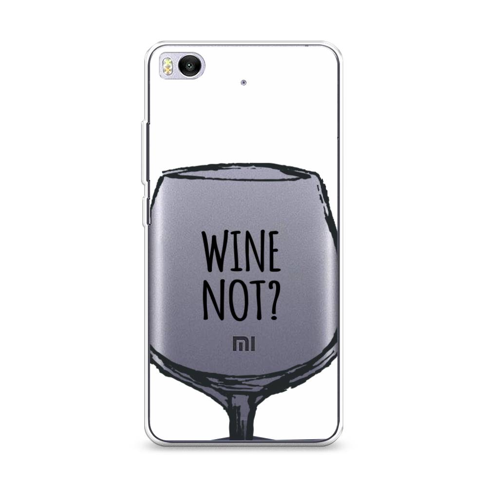 

Чехол для Xiaomi Mi 5S "Wine not white", Белый, 30550-6