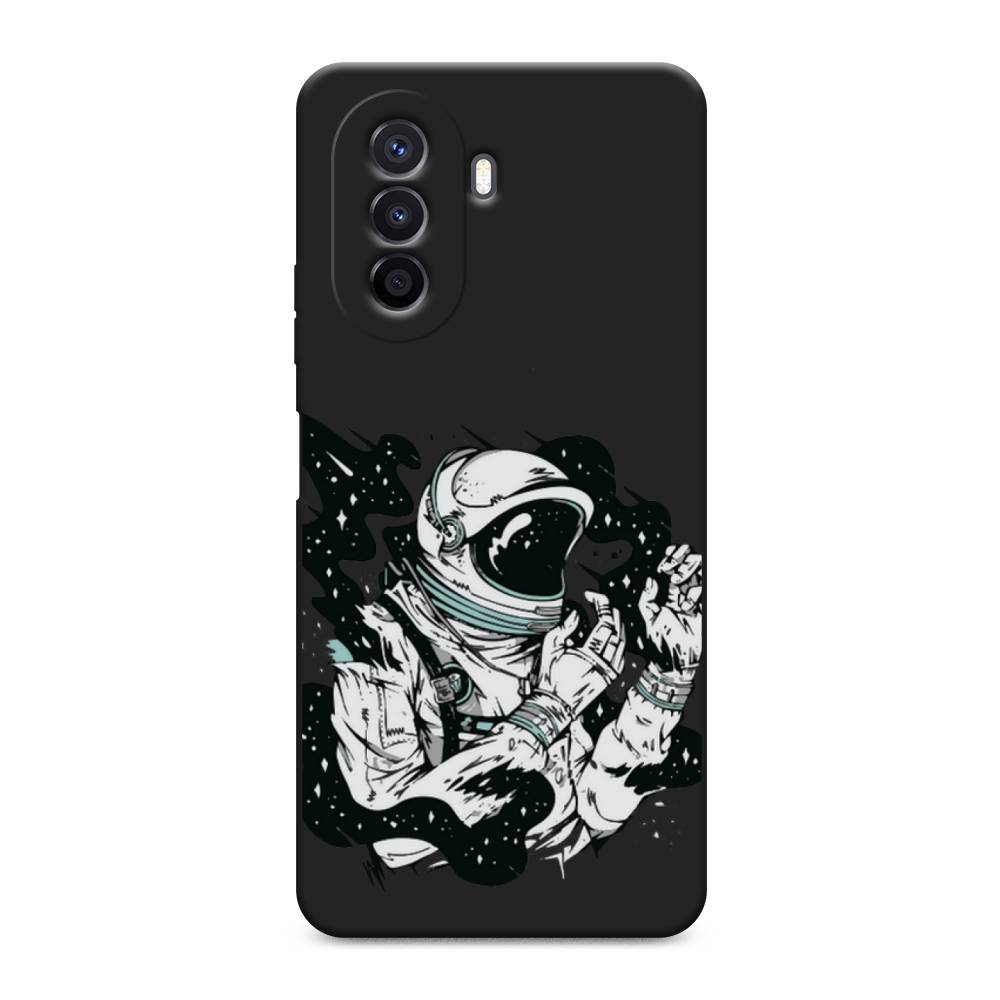 

Чехол Awog на Huawei Nova Y70 / Хуавей Нова Y70 "Космонавт арт", Черный;белый;прозрачный