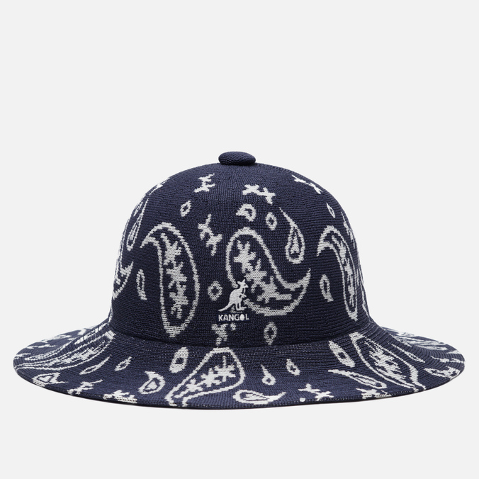 

Панама женская Kangol Paisley Wide Brim Casual, синий, Paisley Wide Brim Casual