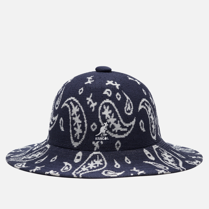 фото Панама женская kangol paisley wide brim casual, синий