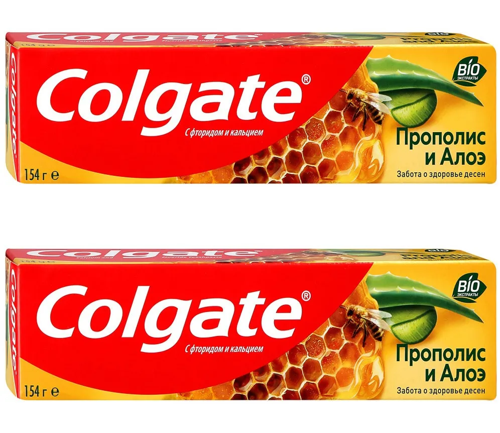 

Зубная паста COLGATE Прополис и Алоэ 100мл, 2шт