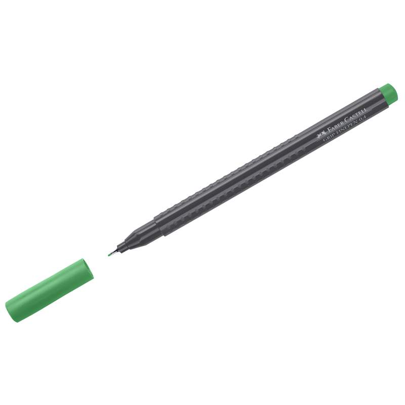 

Ручка капиллярная Faber-Castell "Grip Finepen" 290095, зеленая, 0.4 мм, 10 штук
