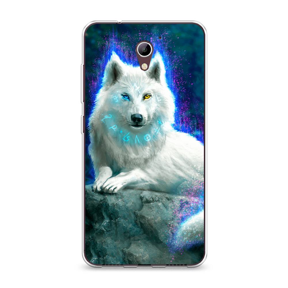 

Чехол Awog на ZTE Blade A510 / ЗТЕ Блейд А510 "Белоснежный волк", Белый;зеленый;фиолетовый, 130150-2