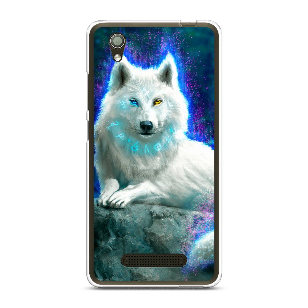 

Чехол Awog на ZTE Blade X3 / ЗТЕ Блейд Х3 "Белоснежный волк", Белый;зеленый;фиолетовый, 130650-2