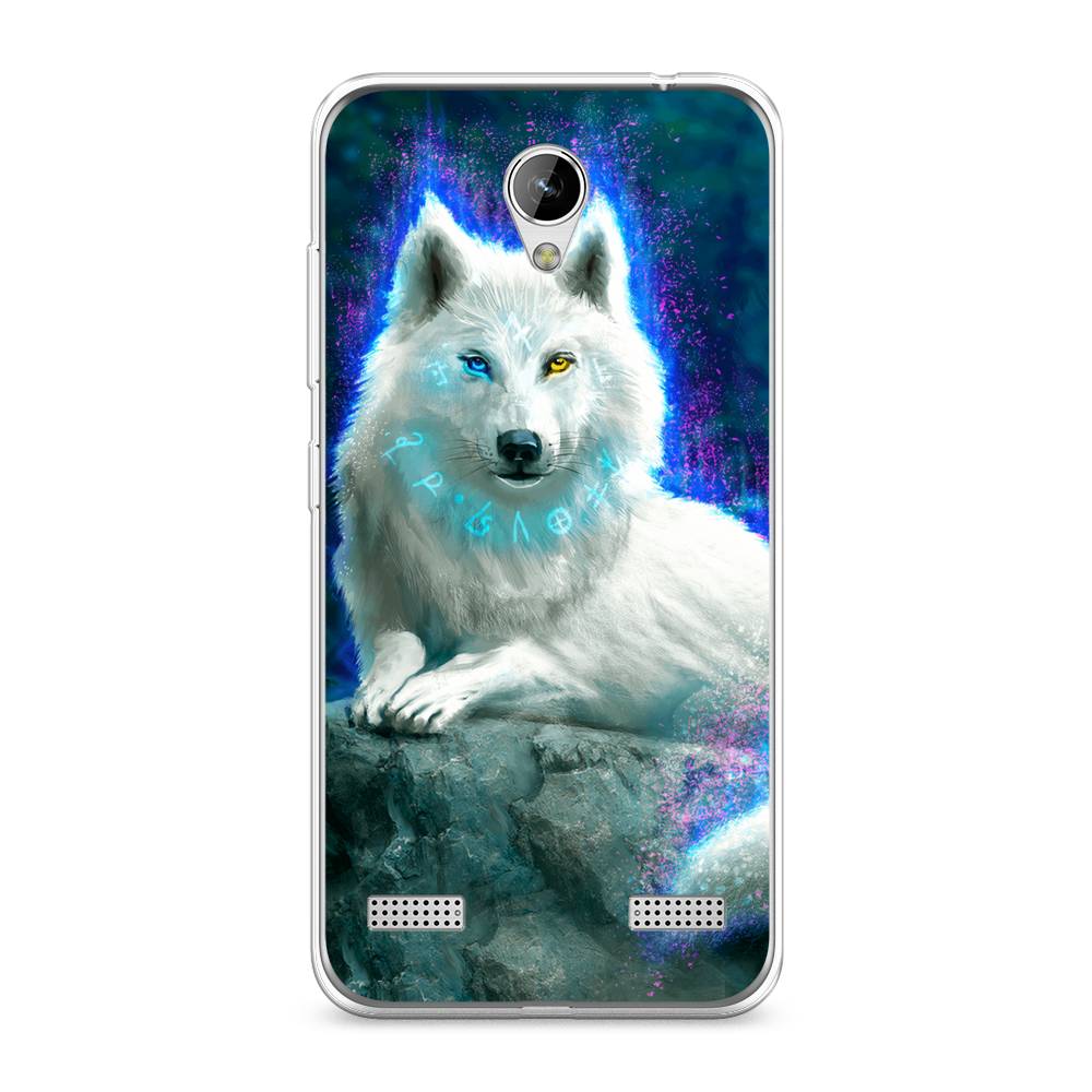 

Чехол Awog на ZTE Blade A520 / ЗТЕ Блейд А 520 "Белоснежный волк", 132050-2