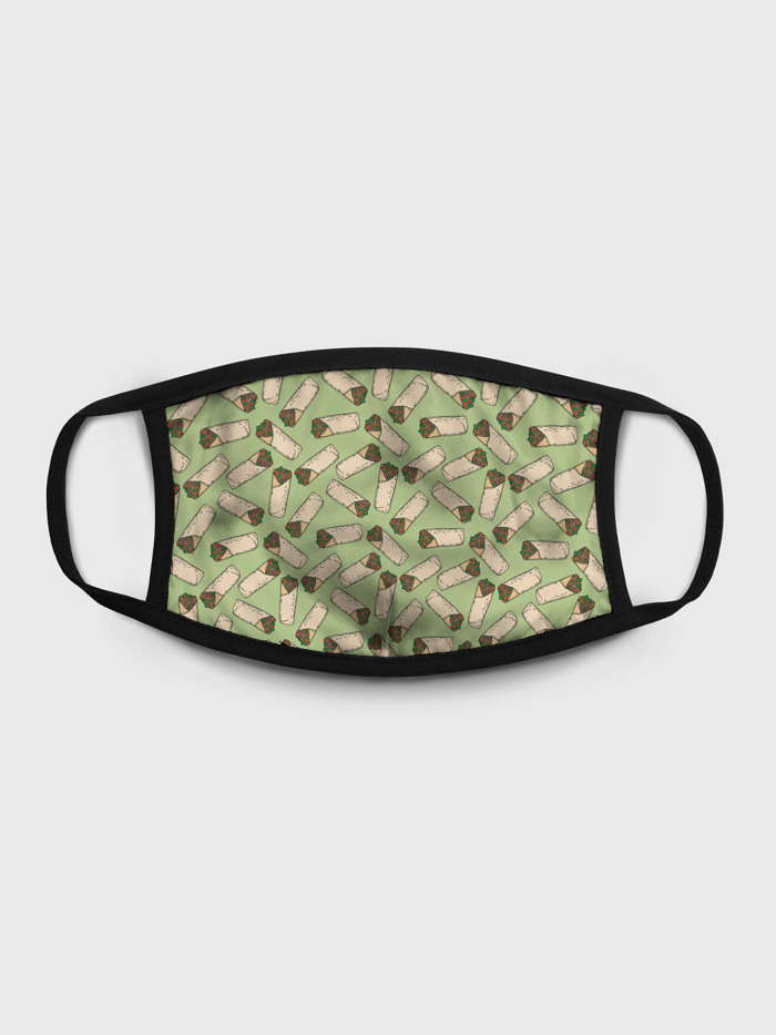 

Многоразовая маска унисекс Burnettie Шаверма, Разноцветный, Шаверма