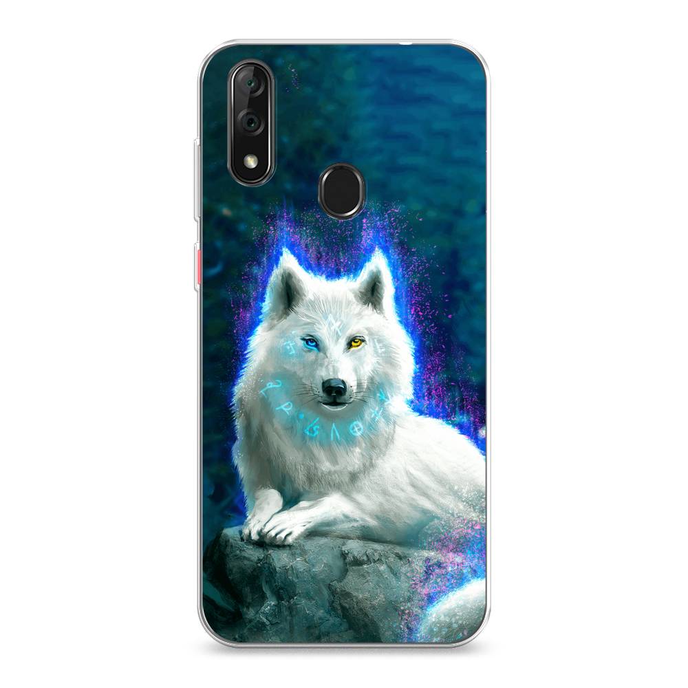 

Чехол Awog на ZTE Blade V10 / ЗТЕ Блейд V10 "Белоснежный волк", Белый;зеленый;фиолетовый, 132750-2