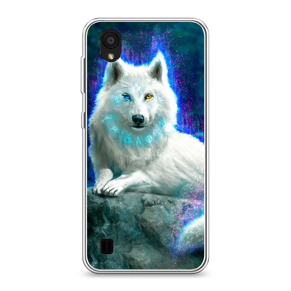 

Чехол Awog на ZTE Blade A5 (2019) / ЗТЕ Блейд A5 (2019) "Белоснежный волк", Белый;зеленый;фиолетовый, 133050-2