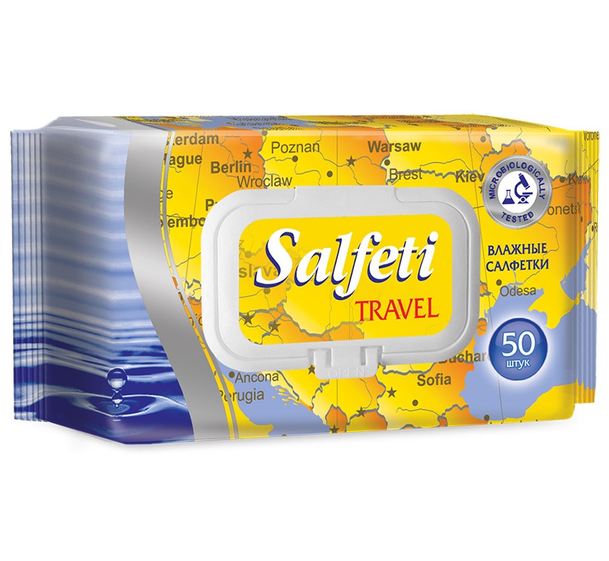 

Влажные салфетки SALFETI 30646