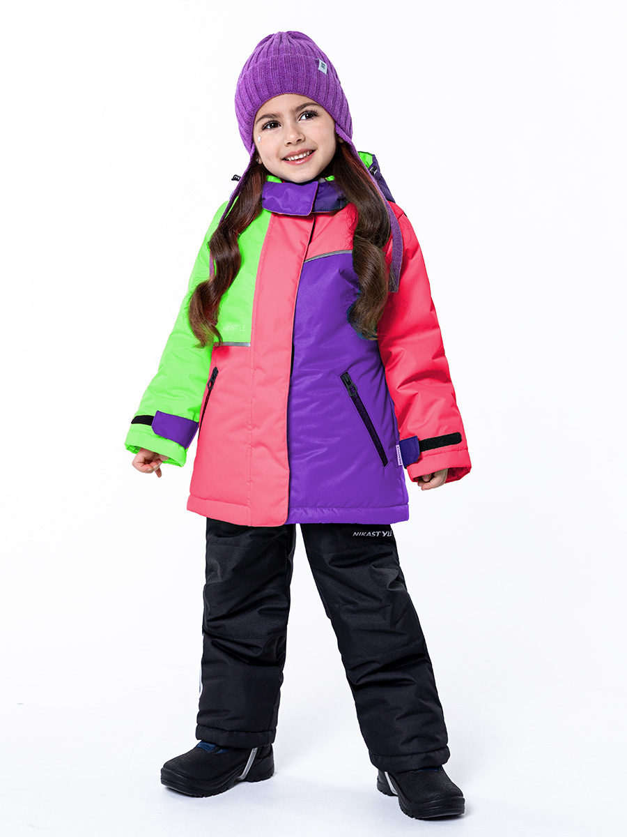 Комплект верхней одежды детский NIKASTYLE 7з2423, разноцветный, 104