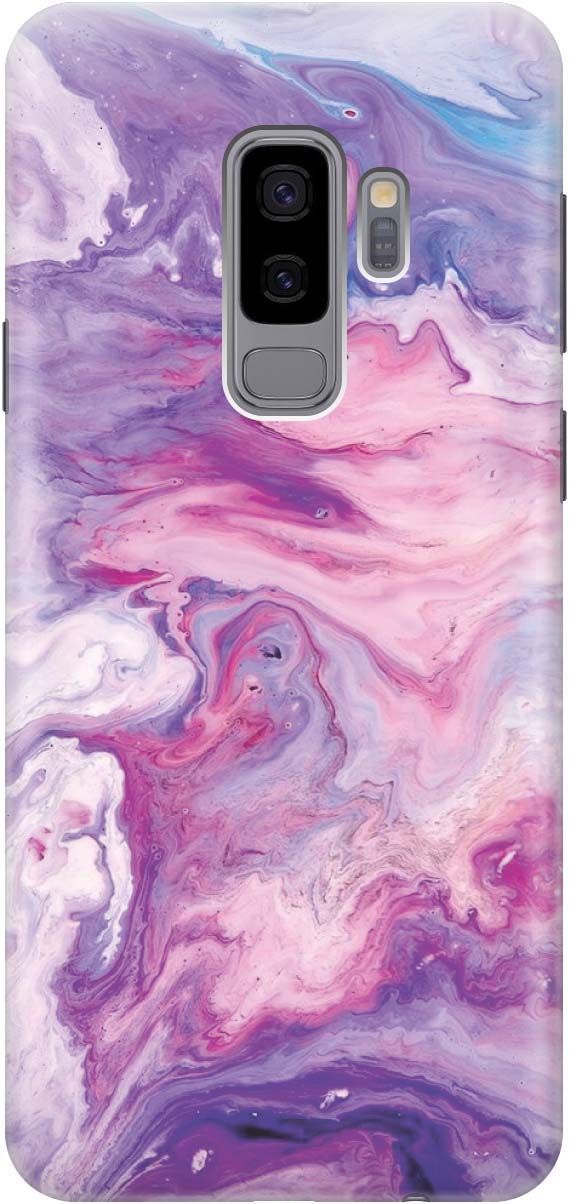 

Силиконовый чехол на Samsung Galaxy S9+ с принтом "Сиреневый мрамор", Фиолетовый, 904