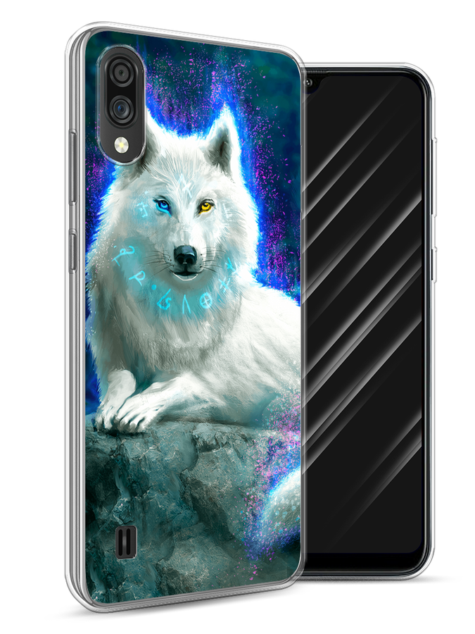 

Чехол Awog на ZTE Blade A5 (2020) / ЗТЕ Блейд А5 2020 "Белоснежный волк", Белый;зеленый;фиолетовый, 134950-2
