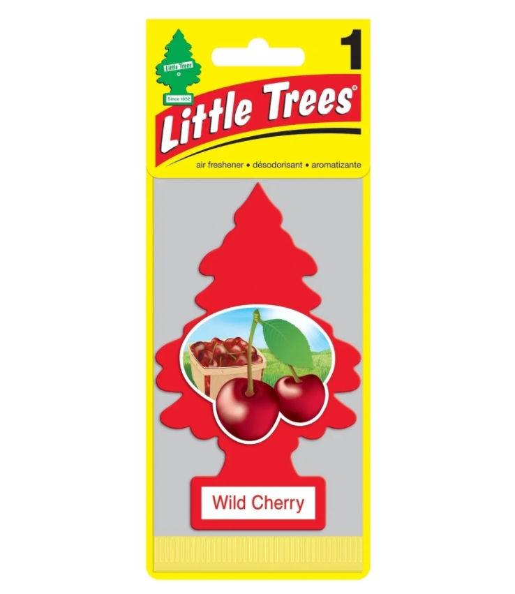 Ароматизатор в машину LITTLE TREES U1P10311RUSS Дикая вишня 200₽