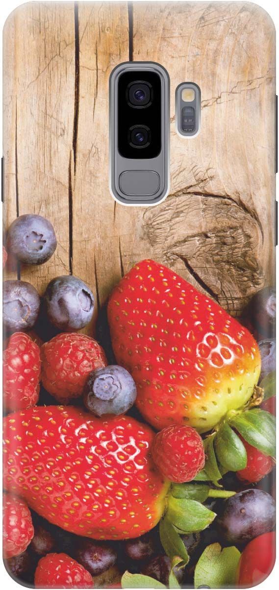 

Силиконовый чехол на Samsung Galaxy S9+ с принтом "Дерево фруктов", Коричневый;красный, 904
