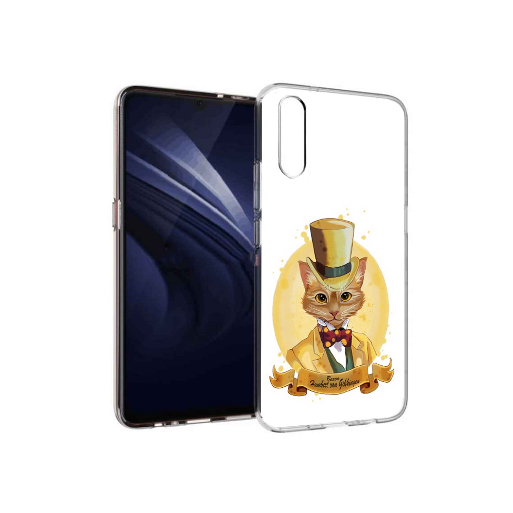 

Чехол MyPads Tocco для Vivo V17 Neo кот юрист (PT226959.388.401), Прозрачный, Tocco
