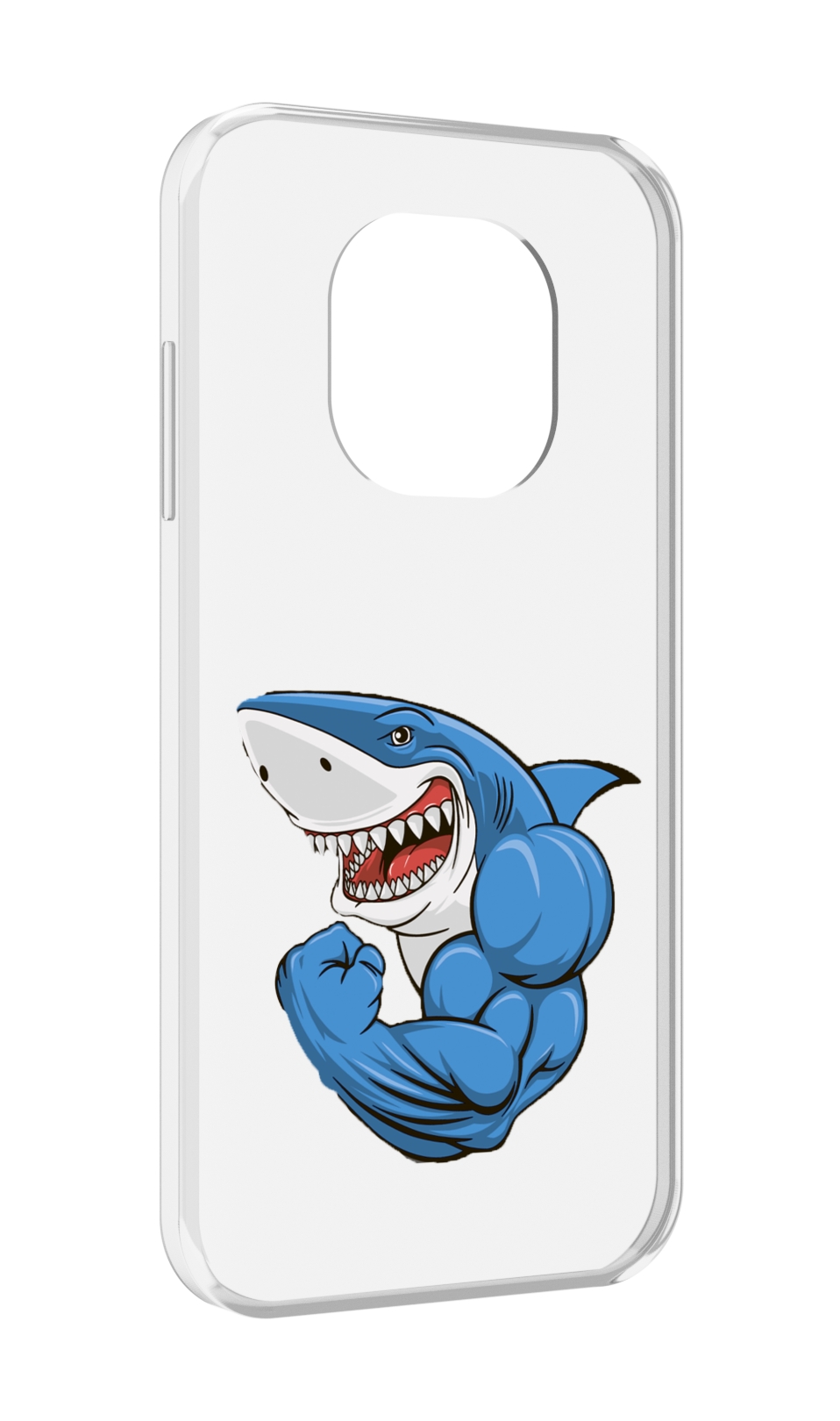 

Чехол MyPads накаченная акула для Blackview BL8800 / BL8800 Pro, Прозрачный, Tocco