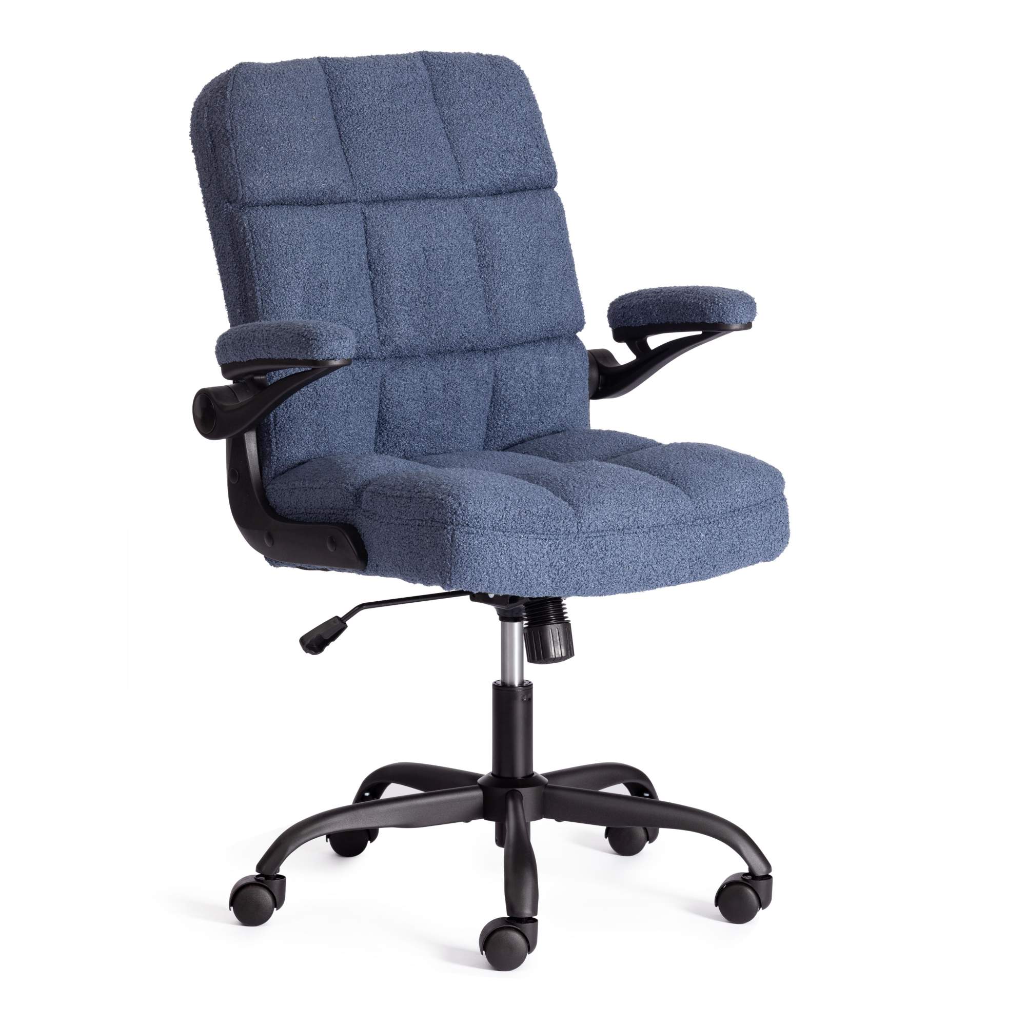 

Кресло компьютерное TetChair Lugano ткань teddy, темно-синий, Синий;черный, Lugano