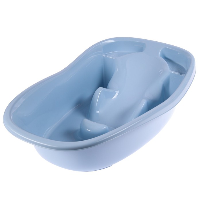Ванна детская, со сливом, 38 л., цвет светло-голубой Р00000469
