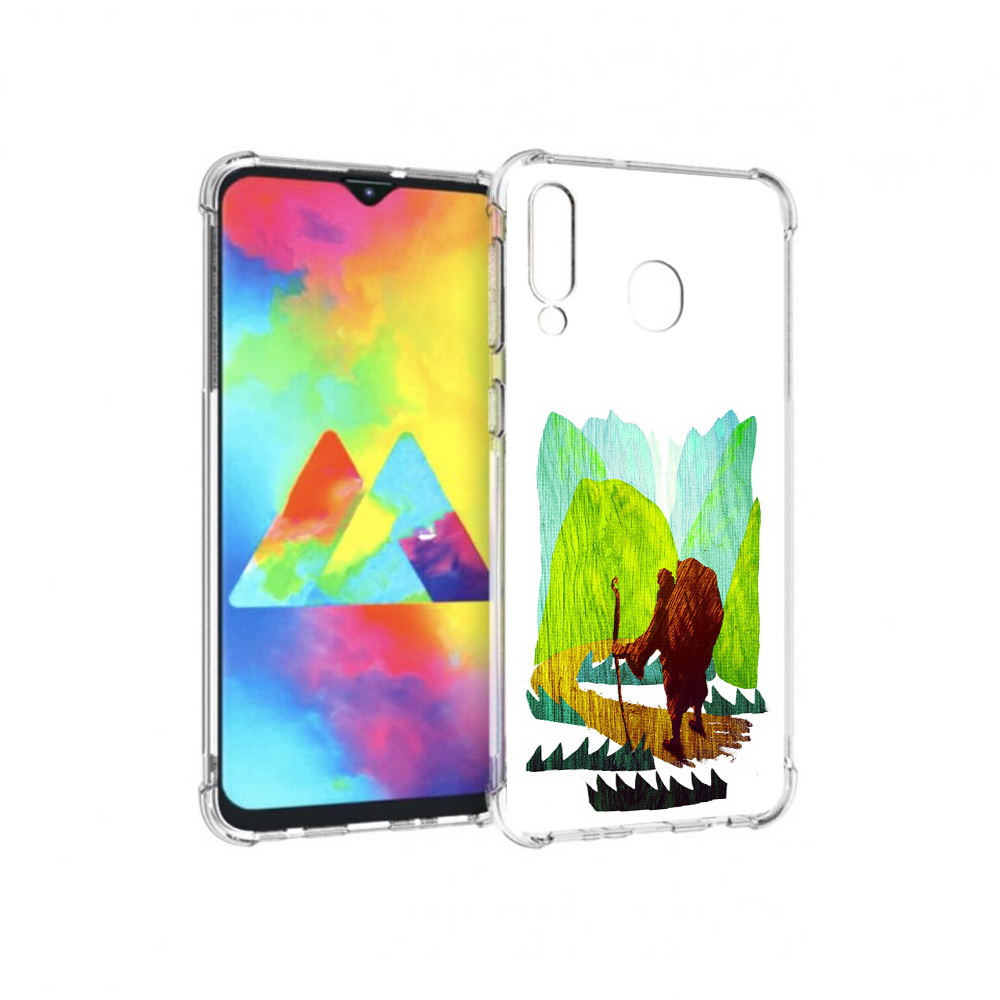 

Чехол MyPads Tocco для Samsung Galaxy M30 Лесная тропа (PT138437.525.106), Прозрачный, Tocco