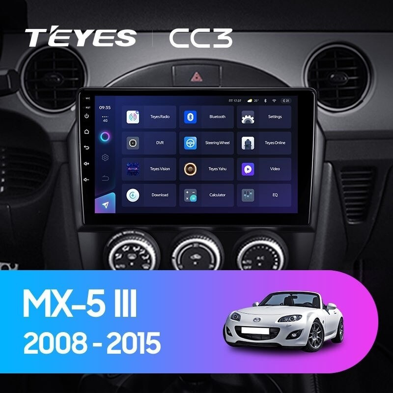 Штатная магнитола Teyes CC3L 4/64 Mazda MX-5 (2008-2015)