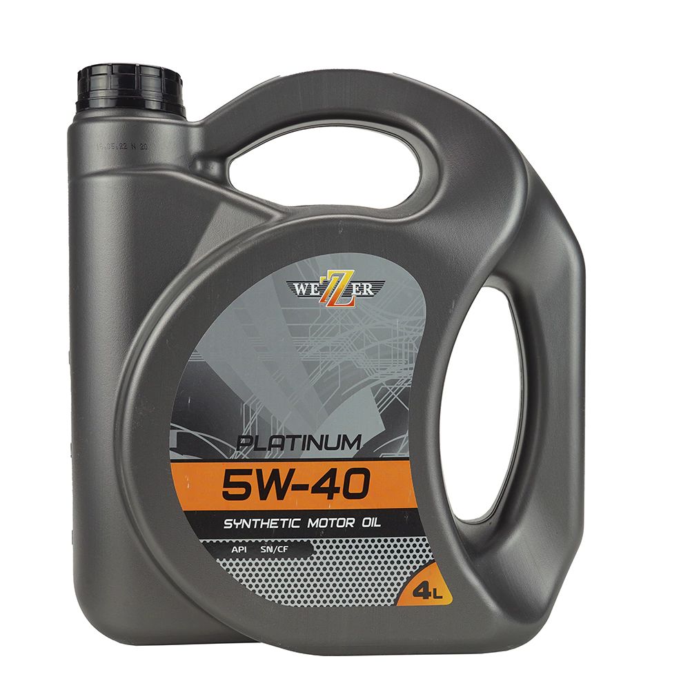 Моторное масло Wezzer Platinum 5W-40 синтетическое 4 л