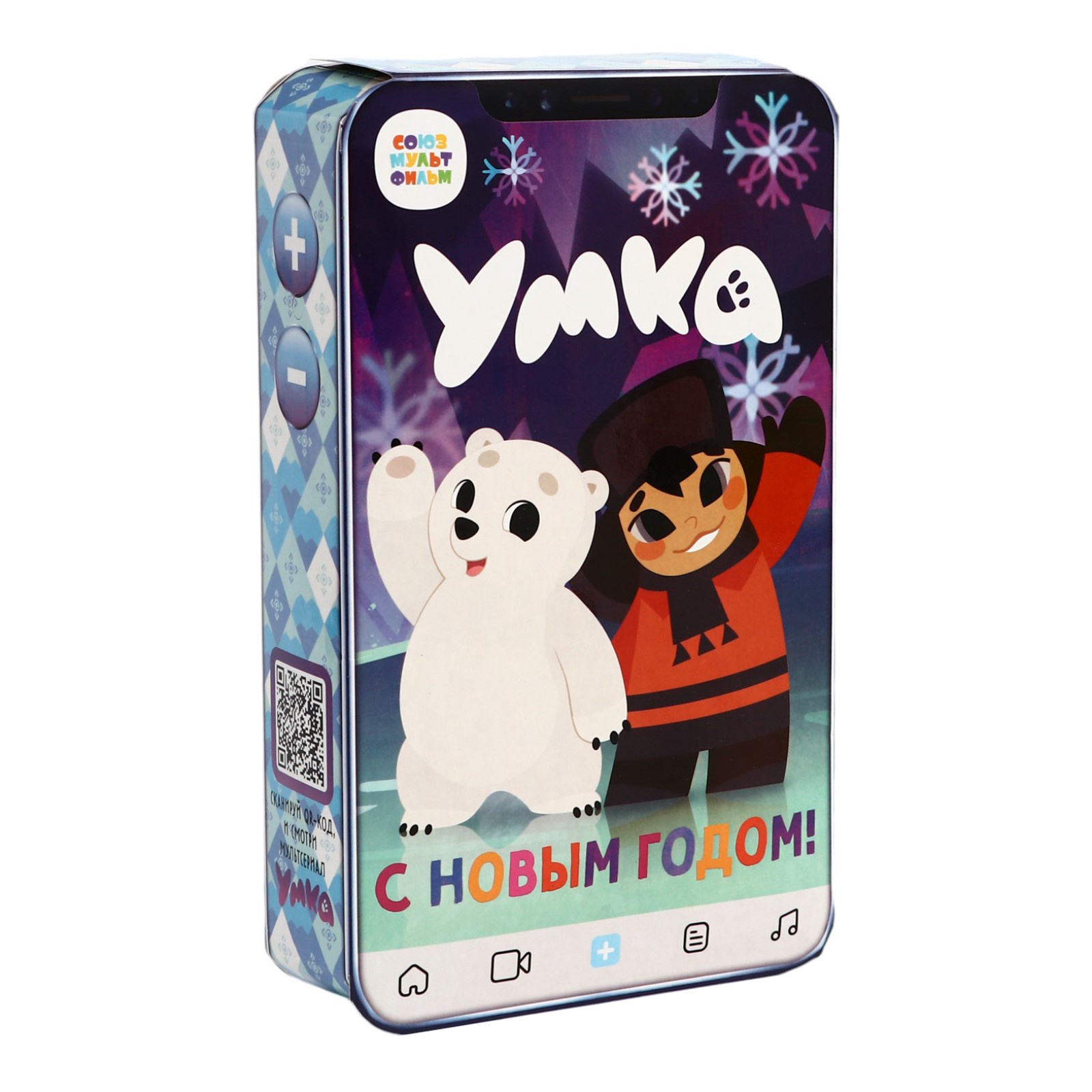 

Новогодний подарок, сладкий, детский Телефончик УМКА, 400 г