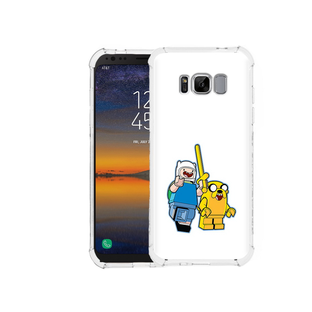 

Чехол MyPads Tocco для Samsung Galaxy S8 время приключений лего (PT107395.590.274), Прозрачный, Tocco