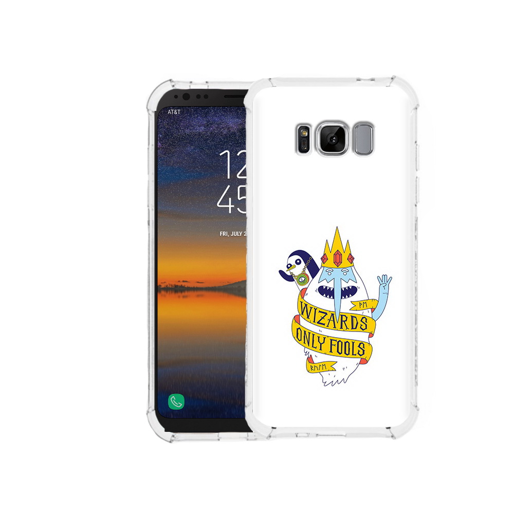 

Чехол MyPads Tocco для Samsung Galaxy S8 время приключений снежный король, Прозрачный, Tocco