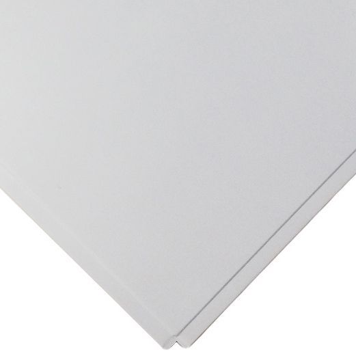 CESAL плита потолочная 600х600мм алюминиевая белая матовая (упак. 36шт.=12,96 кв.м.) потолочная люстра citilux буги алюминий cl157142