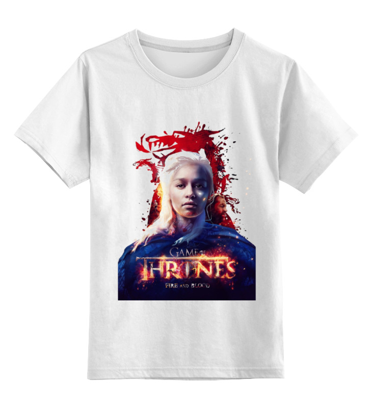 

Футболка детская Printio Игра престолов цв. белый р. 164, Игра престолов
