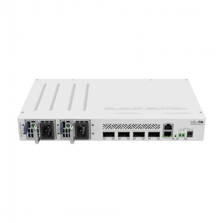 

Коммутатор Mikrotik CRS504-4XQ-IN белый, CRS504-4XQ-IN