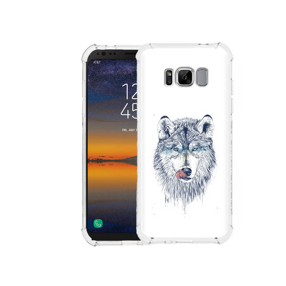 

Чехол MyPads Tocco для Samsung Galaxy S8 голодгый волк (PT107395.590.292), Прозрачный, Tocco