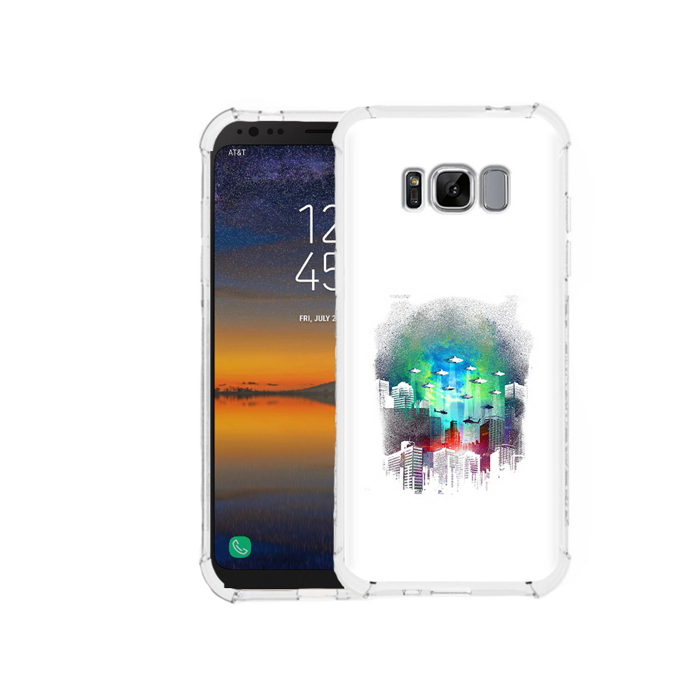 

Чехол MyPads Tocco для Samsung Galaxy S8 город в свечении (PT107395.590.296), Прозрачный, Tocco