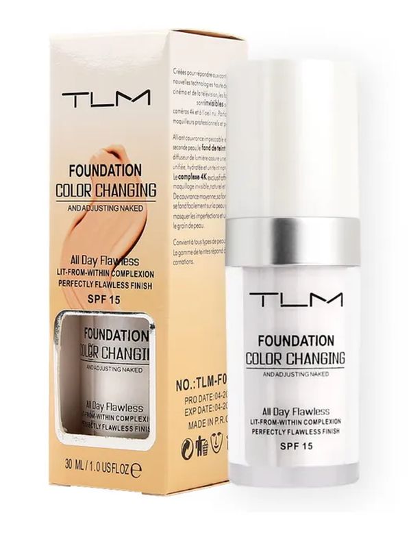 

Тональный крем TLM Foundation Color Changing