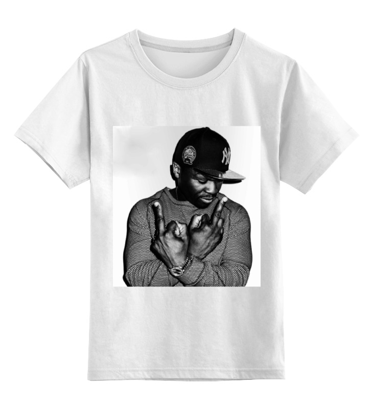 

Футболка детская Printio 50 cent цв. белый р. 164, 50 cent