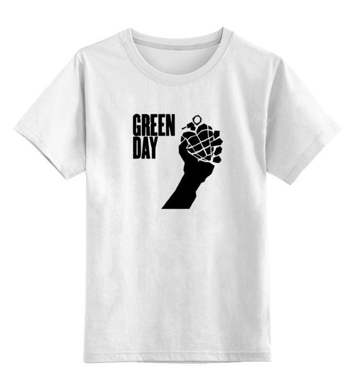 

Футболка детская Printio Green day цв. белый р. 164, Green day