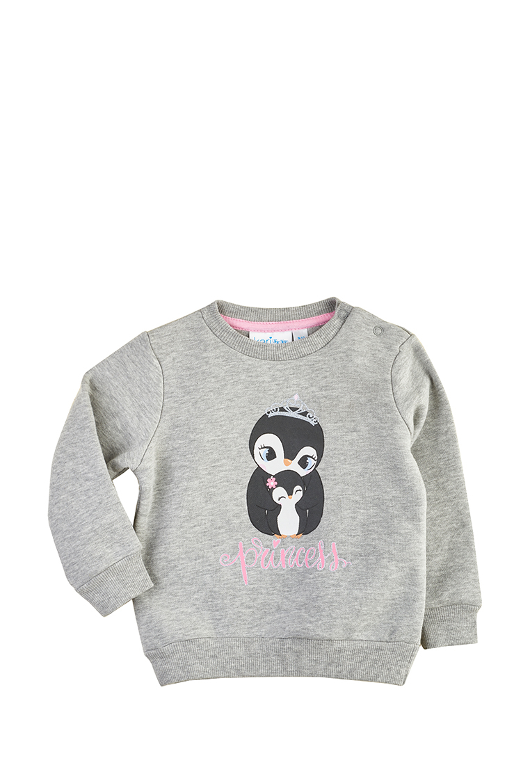 

Джемпер детский Kari baby AW21B13404106 серый р.80, AW21B13404106