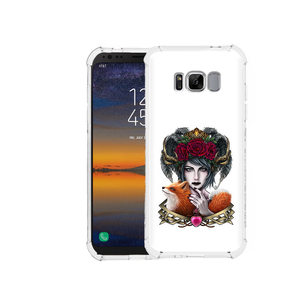 

Чехол MyPads Tocco для Samsung Galaxy S8 девушка с лисой (PT107395.590.314), Прозрачный, Tocco