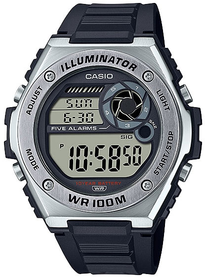 фото Наручные часы мужские casio mwd-100h-1a черные