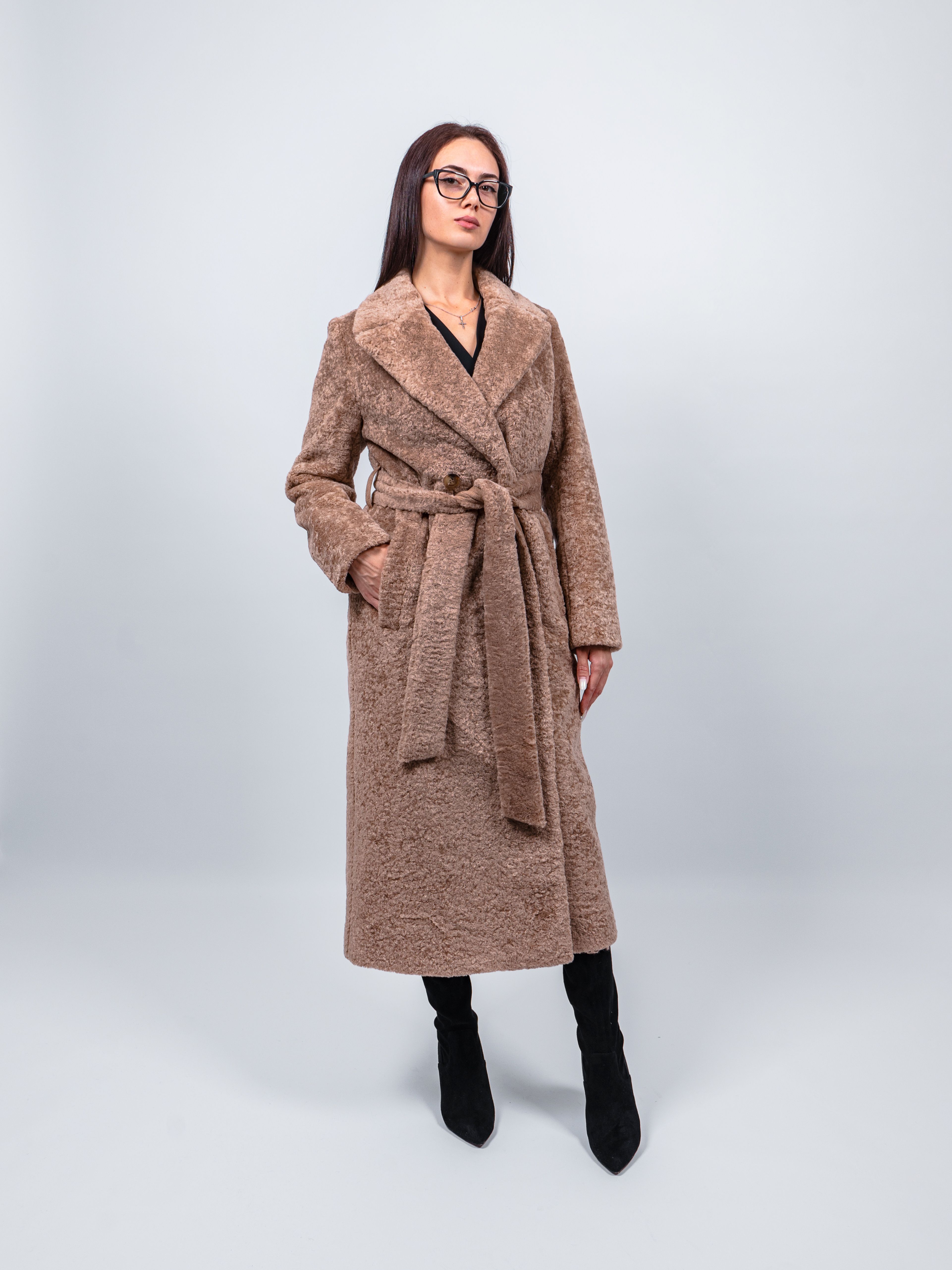 

Шуба женская 365 clothes 43015 бежевая 40 RU, Бежевый, 43015
