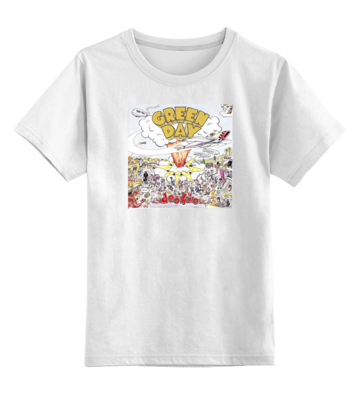 

Футболка детская Printio Green day dookie цв. белый р. 164, Green day dookie